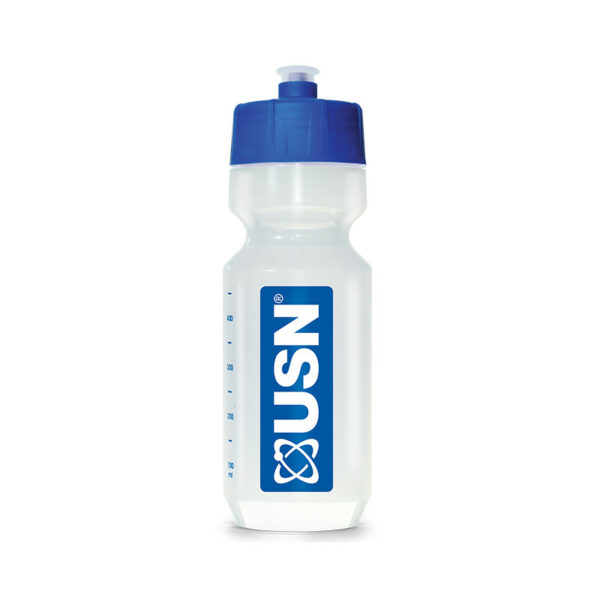 USN WATER BOTTLE CYAN WHITE CLEAR FIT 800ML