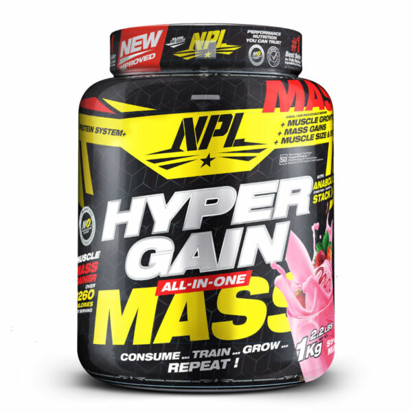 NPL HYPERGAIN MASS1KG STRAWBERRY MILKSHAKE