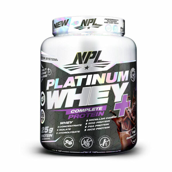 NPL PLATINUM WHEY + 1KG DOUBLE CHOCO