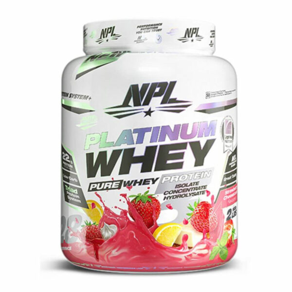 NPL PLATINUM WHEY 908G STRAWBERRY