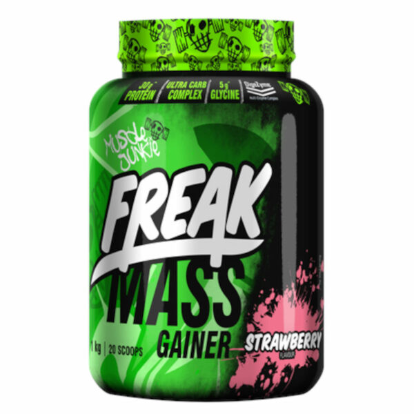 MUSCLE JUNKIE FREAK MASS STRAWBERRY 1KG
