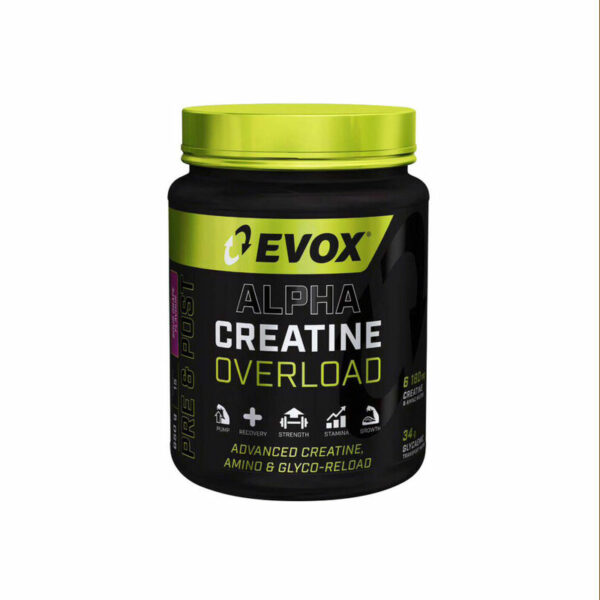 EVOX ALPHA CREATINE OVERLOAD 650G SOUR GRAPE