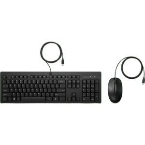 Keyboard + Mouse HP 225 Wired Combo PortuguÃªs