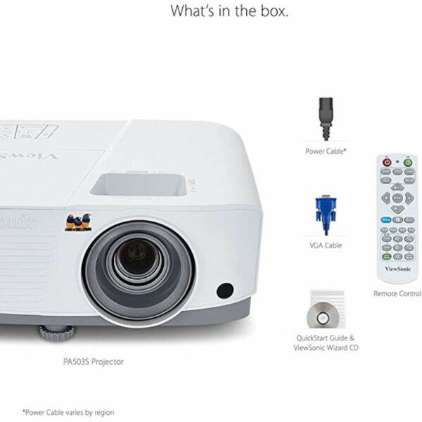 ViewSonic PA503S 3.800 Lum XGA Business Projector