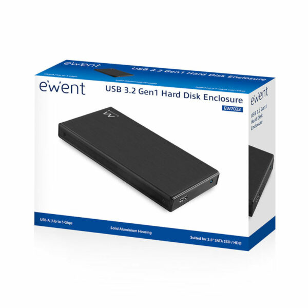 External HDD Casing Ewent SSD/SATA 2.5’’ USB 3.1