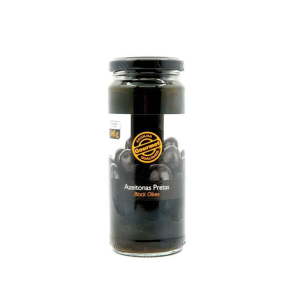 Azeitonas Gourmet Preta Inteira Garaf 345g