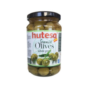 AZEITONAS VERDES INTEIRAS HUTESA 12X350MLV'