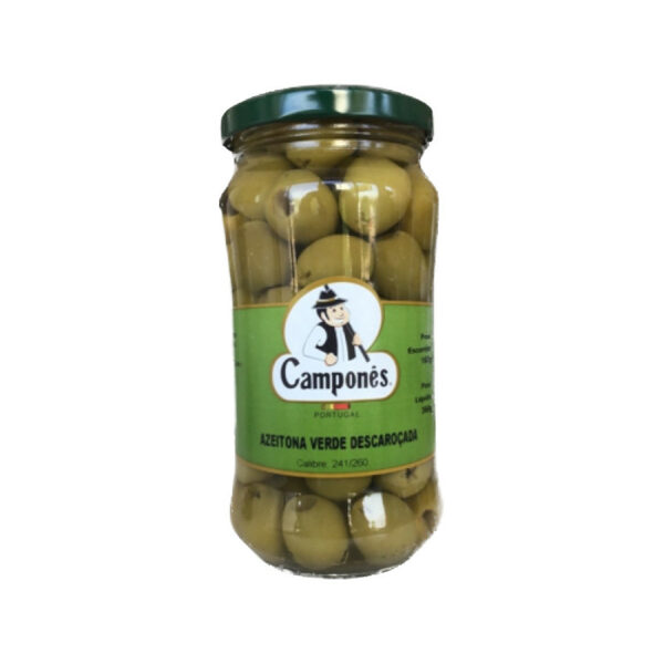 Azeitona Camponês Verde - Descarroçada 160G