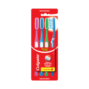 Escova Dent Colgate Double Action 4Pk