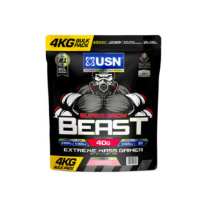 USN SUPER GROW BEAST MASS GAINER 4KG STARWBERRY