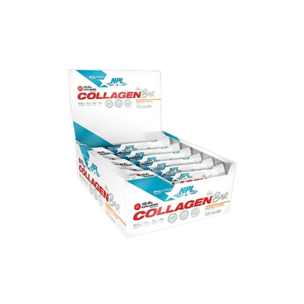 NPL COLLAGEN BAR PEANUT CHOCO 25GR 1X16