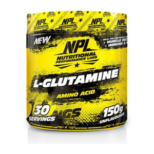 NPL GLUTAMINE 150G+150G UNFLAVORED