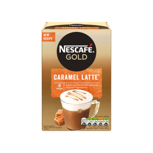 Nescafe Gold Caramel Latte 8x17g