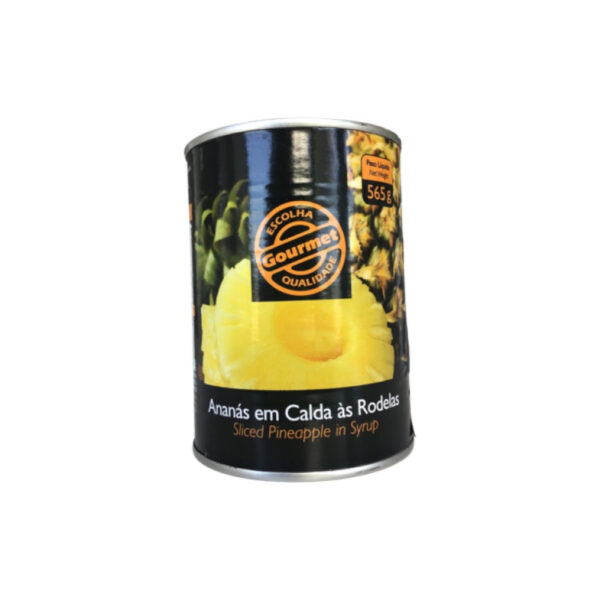 Fruta em Calda Gourmet Ananas em rodelas 565g