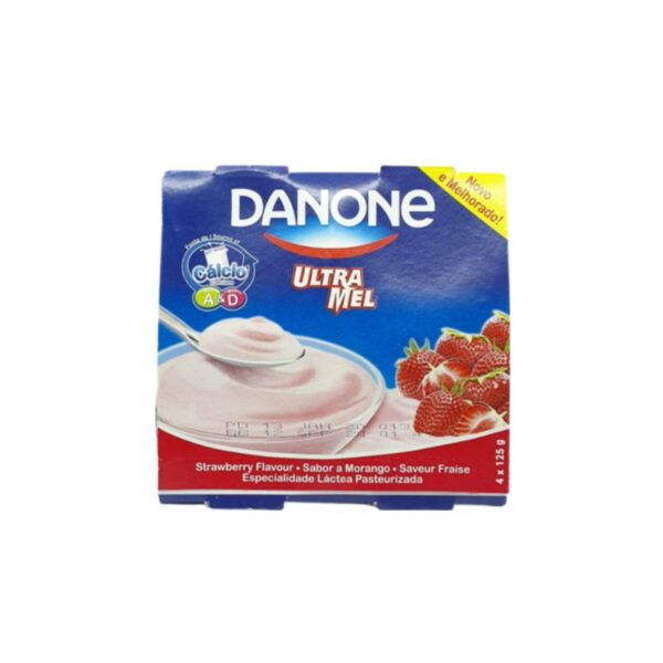 Danone Ultamel Morango 4x125g