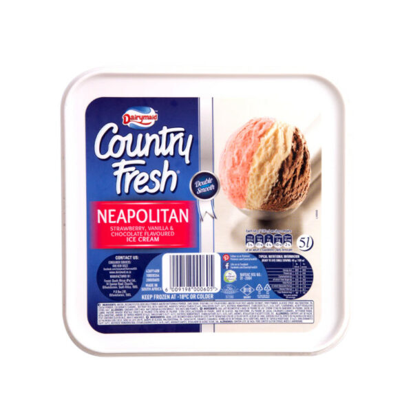 GELADO NAPOLITANO COUNTRY FRESH
(TIGELA) 5l