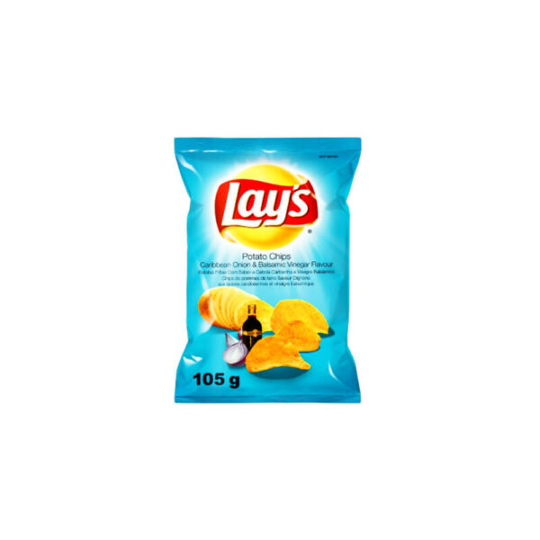 Chips LAYS CARIBBEAN ONION & BALSAMIC VINEGAR 105G