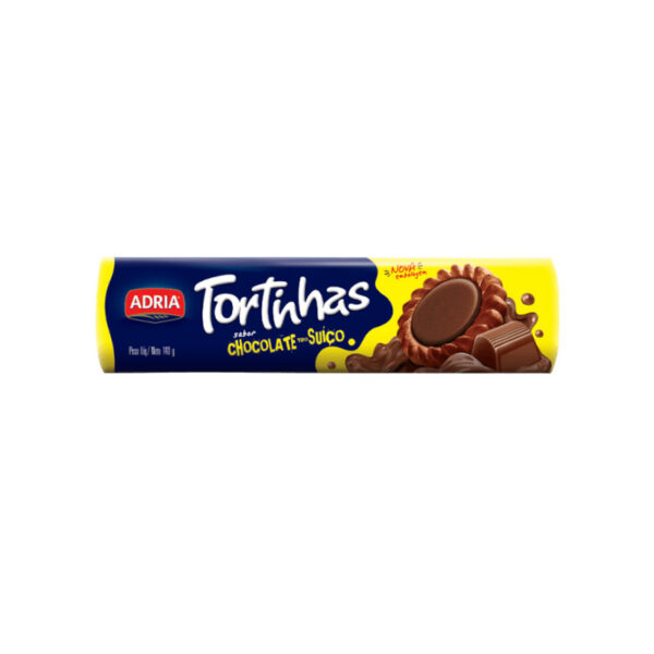 Tortinha Chocolate Tipo Suico Adria 140g