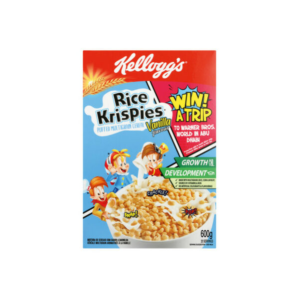 Kelloggs Rice Krispies Vanilla 600g