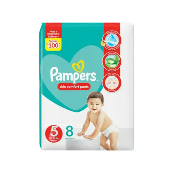 Fraldas PAMPERS PANTS S5 8