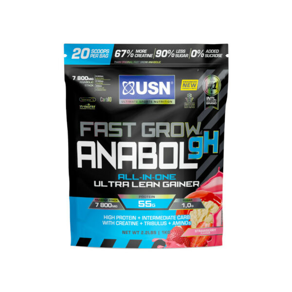 USN FAST GROW  ANABOLICSTRABERRY 1KG