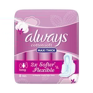 Always Pensos Femininos Maxi Thick Long 8Un