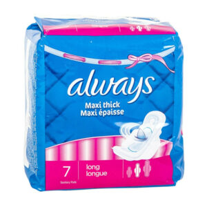 Always Pensos Femininos Maxi Thick Long 7Un