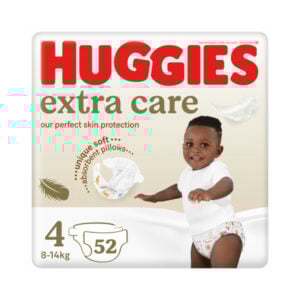 Huggies Fraldas New Baby Extra Care Nr4 52Un