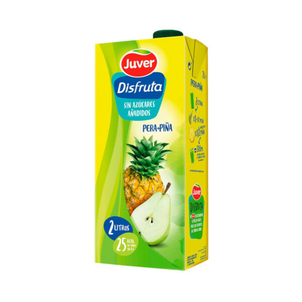 Juver Disfruta Sumo Pera/Ananas Pct 2L