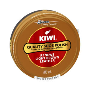 Kiwi Shoe Polidor p/Calcado Castanho Claro 100ml