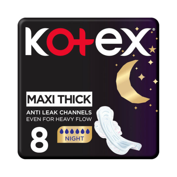 Kotex Penso Hig. Noite Max C/ Abas 8Un