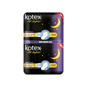 Kotex Pensos Nocturnos Max Duo C/ Abas 16Un