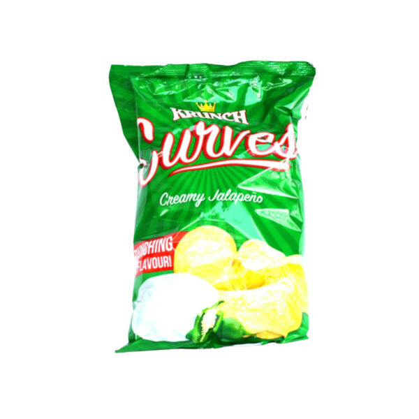 Krunch Curves Batatas Creamy Jalapeno 125g