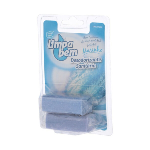 Limpa Bem Bloco Sanit. Marinho 2x40g