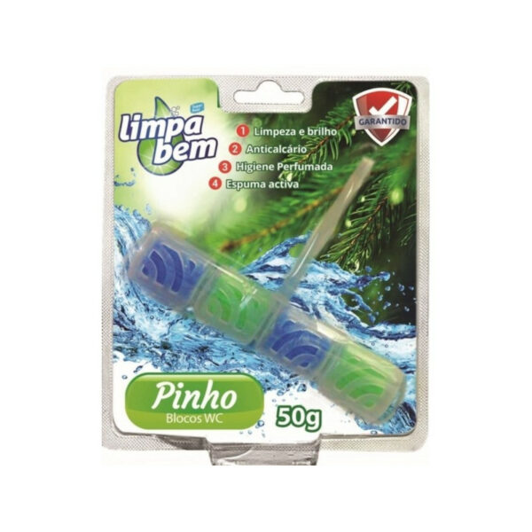 Limpa Bem Bloco Sanit. Pinho 4Un 50g