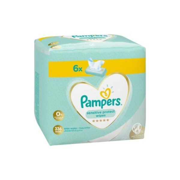 Pampers Baby Wipes Sensitive 6'S 6x56Un