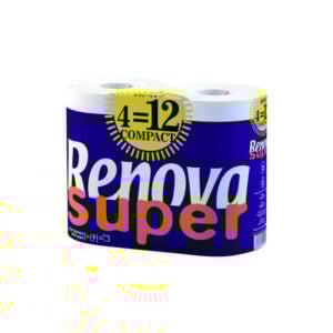 Renova Papel Hig. Super Branco 4Un