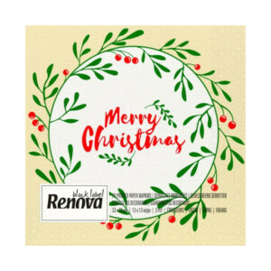 Guardanapo Renova B.Label Xmas Merry Christmas Un