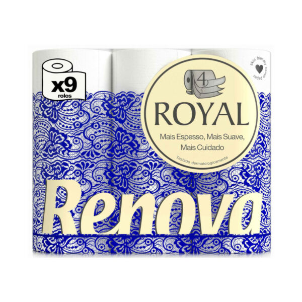 Renova Papel Higienico Locionado Royal 9Un