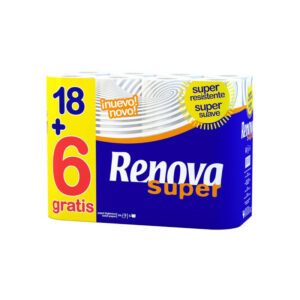 Renova Papel Hig. Super Branco (18+6) 24Un