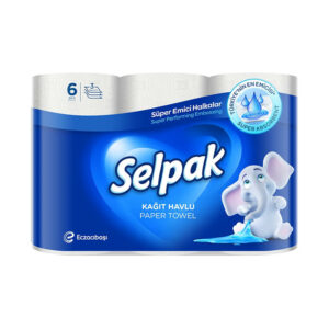 Selpak Rolo Cozinha 3F 6Un