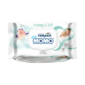 Ultra Compact Wipes Mini Momo Creamy&Soft 120Un