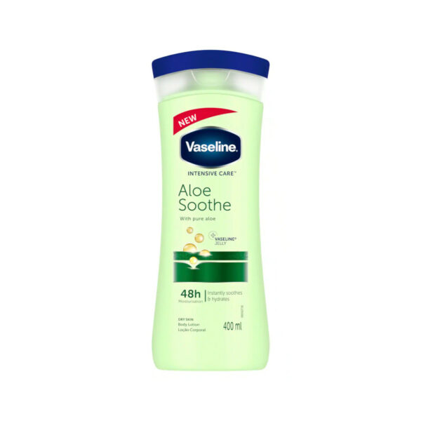 Vaseline Locao Aloe Soothe Dry Skin 400ml (3906)