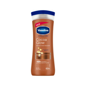 Vaseline Locao Cocoa Glow Dry Skin 400ml