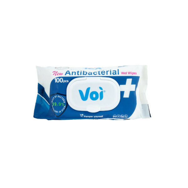 Voi Wipes Antibacterial 100Un