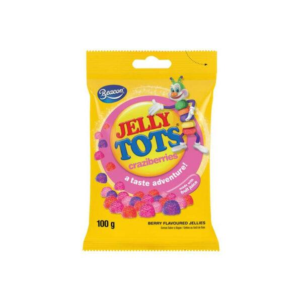 Beacon Jelly Tots Goma Craziberries 100g
