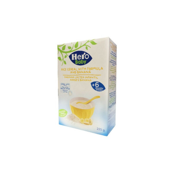 Hero baby Farinha Lactea Arroz c/ Banana 225g
