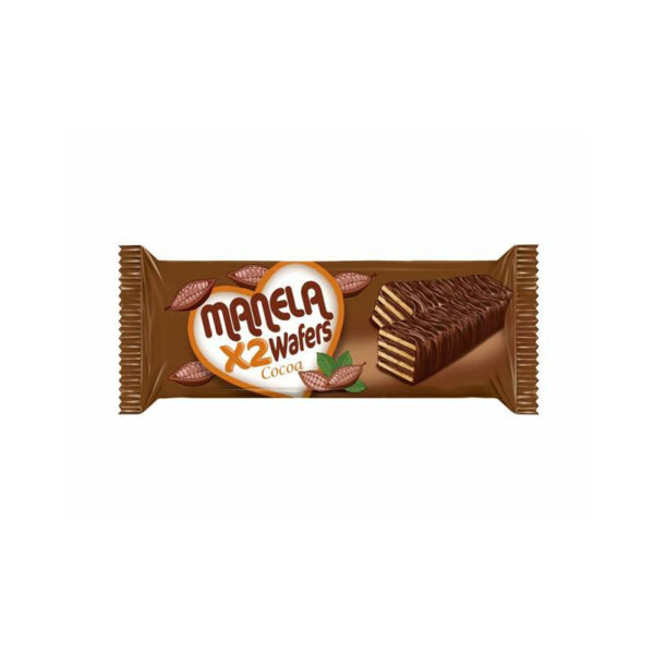 Manela Bol. X2 Wafers cocoa 30g