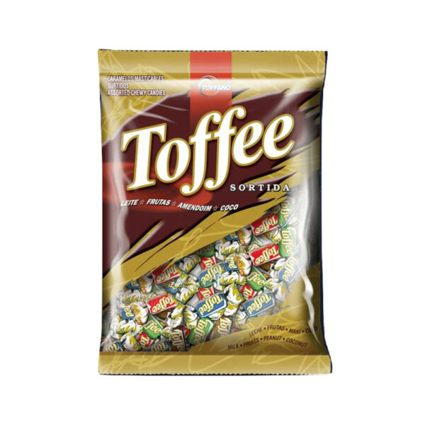 Toffano Doces Mastigaveis Toffee 600g