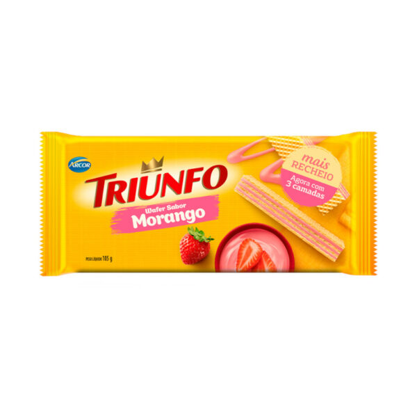 Triunfo Wafer Morango 105g